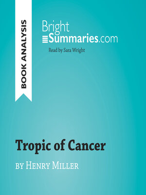 cover image of Tropic of Cancer by Henry Miller (Book Analysis)
